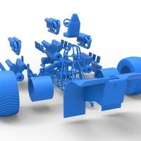 Pulling tractor with 3 engines V12 Scale 1 to 25 - Thumbnail 21