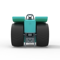 Pulling tractor with single V8 engine 1:25 - Thumbnail 13