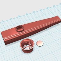 Small Kazoo 3D Printing 48175