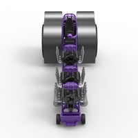 Pulling tractor with 3 engines V8 Scale 1 to 25 - Thumbnail 5