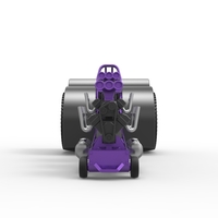 Pulling tractor with 3 engines V8 Scale 1 to 25 - Thumbnail 6