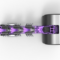 Pulling tractor with 3 engines V8 Scale 1 to 25 - Thumbnail 9