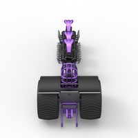 Pulling tractor with 3 engines V8 Scale 1 to 25 - Thumbnail 12