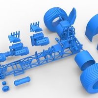 Pulling tractor with 3 engines V8 Scale 1 to 25 - Thumbnail 15