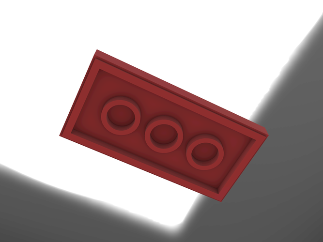 LEGO Tile - 2X4 3D Print 481790