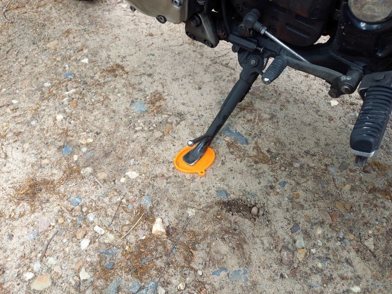 Unterleg Teller Motorrad Seitenstaender Typ 2
