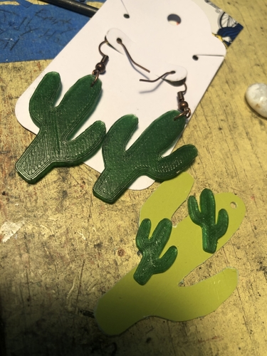 Anne's Cactus - Jewelry 3D Print 481850