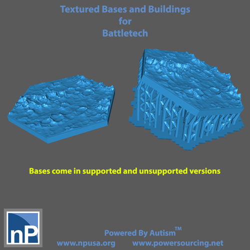Battletech Buildings and Bases - pack 2 3D Print 481912