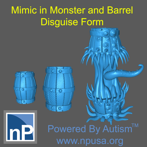 Barrels and Mimic 3D Print 481914