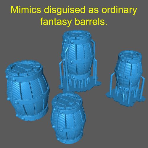 Barrels and Mimic 3D Print 481915