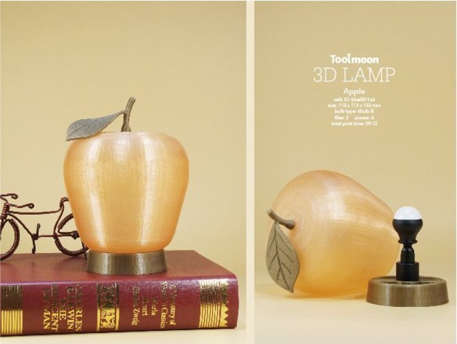 Apple lamp 3D Print 48200
