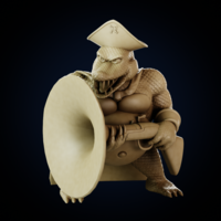 Small King K Rool - Smash Bros Ultimate 3D Printing 482034