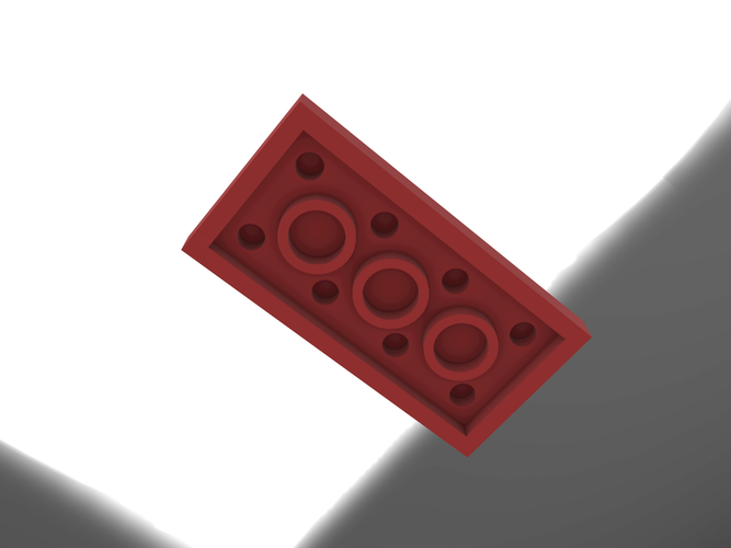 LEGO Plate - 2X4 3D Print 482045