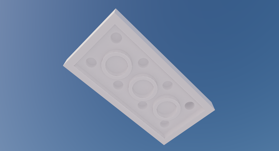 LEGO Plate - 2X4 3D Print 482048