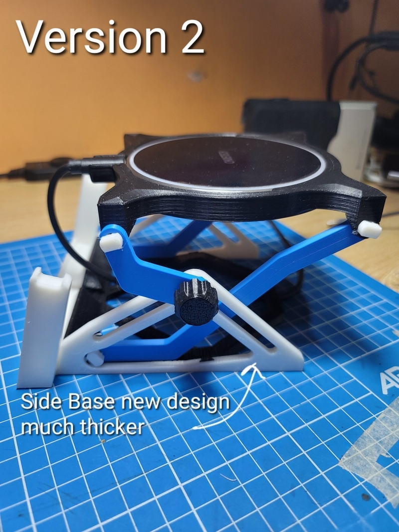 Ver2 Reclining Wireless Charger Mount