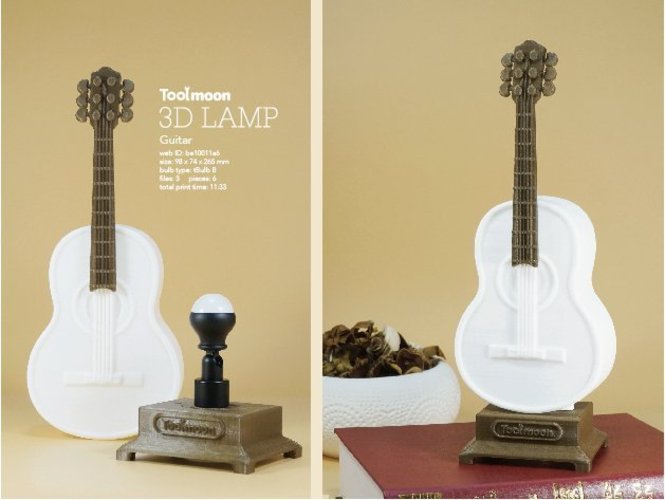guitar lamp 3D Print 48211