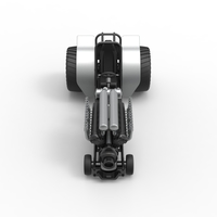 Mini Rod pulling tractor with V12 engine Scale 1:25 - Thumbnail 5
