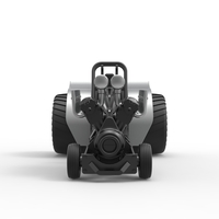 Mini Rod pulling tractor with V12 engine Scale 1:25 - Thumbnail 6