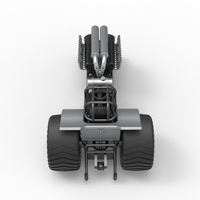 Mini Rod pulling tractor with V12 engine Scale 1:25 - Thumbnail 12