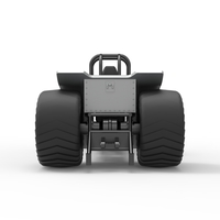 Mini Rod pulling tractor with V12 engine Scale 1:25 - Thumbnail 13