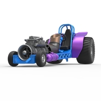 Mini Rod pulling tractor with jet engine 1:25 - Thumbnail 4