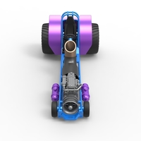 Mini Rod pulling tractor with jet engine 1:25 - Thumbnail 5