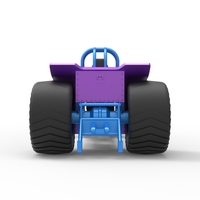 Mini Rod pulling tractor with jet engine 1:25 - Thumbnail 13