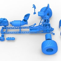 Mini Rod pulling tractor with jet engine 1:25 - Thumbnail 18