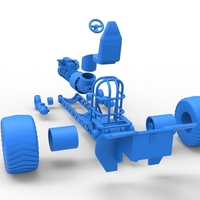 Mini Rod pulling tractor with jet engine 1:25 - Thumbnail 20