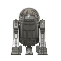 Star Wars R2D2 droid (Dark2D2 - modified own design) - Thumbnail 4