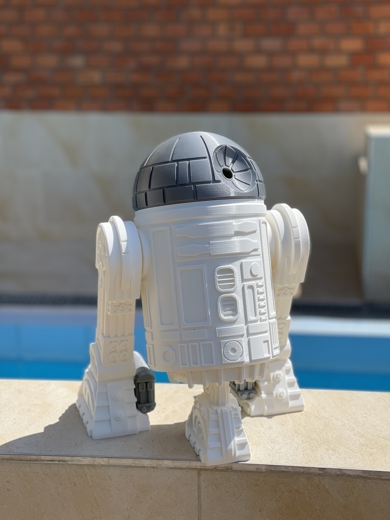 Star Wars R2D2 droid (Dark2D2 - modified own design) - Pinshape