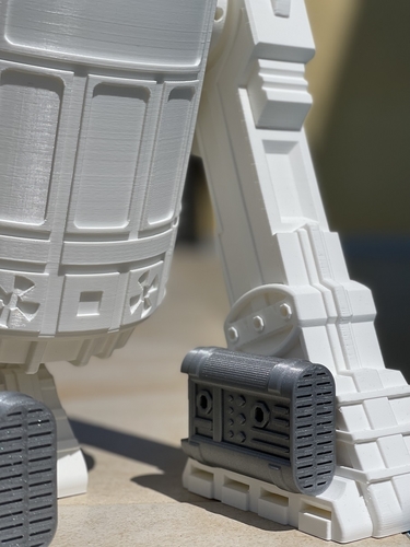 Star Wars R2D2 droid (Dark2D2 - modified own design) 3D Print 482300