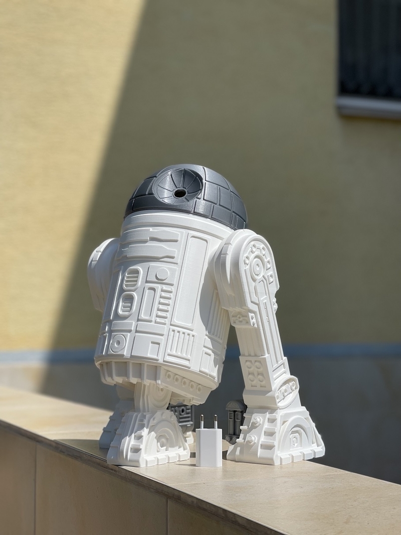 Star Wars R2D2 droid (Dark2D2 - modified own design) - Pinshape