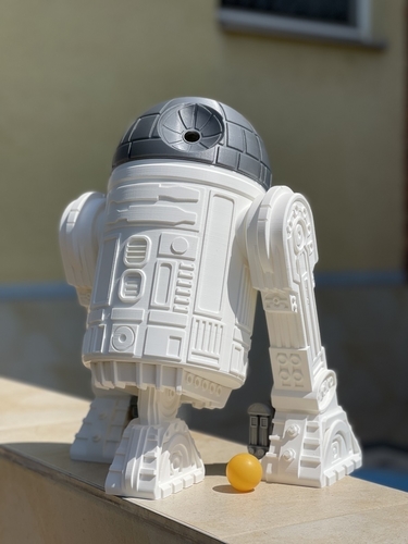 Star Wars R2D2 droid (Dark2D2 - modified own design) 3D Print 482307