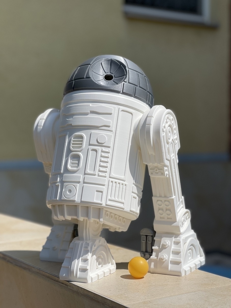 Star Wars R2D2 droid (Dark2D2 - modified own design) - Pinshape