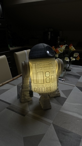 Star Wars R2D2 droid (Dark2D2 - modified own design) 3D Print 482308