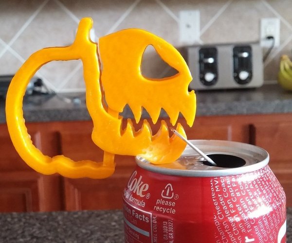 Pumpkin Jack o Lantern Clipz 2, Halloween Ready, Snack Ready, Sc 3D Print 48233