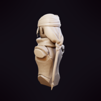 Sheik Bust - Zelda Ocarina of Time - Thumbnail 4