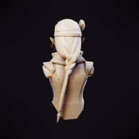 Sheik Bust - Zelda Ocarina of Time - Thumbnail 5
