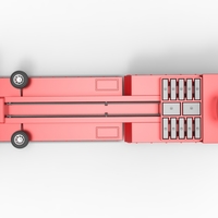 Tractor pulling sled Scale 1 to 25 - Thumbnail 9