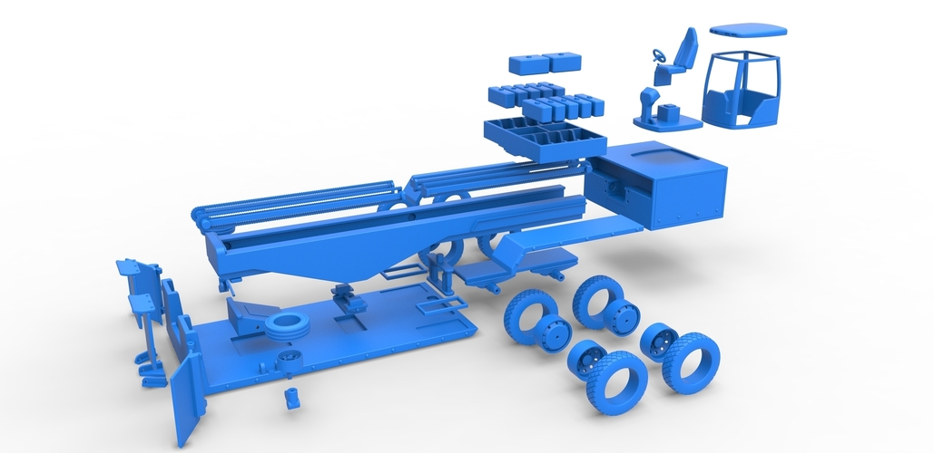 Tractor pulling sled Scale 1 to 25 3D Print 482349