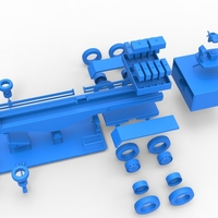 Tractor pulling sled Scale 1 to 25 - Thumbnail 15