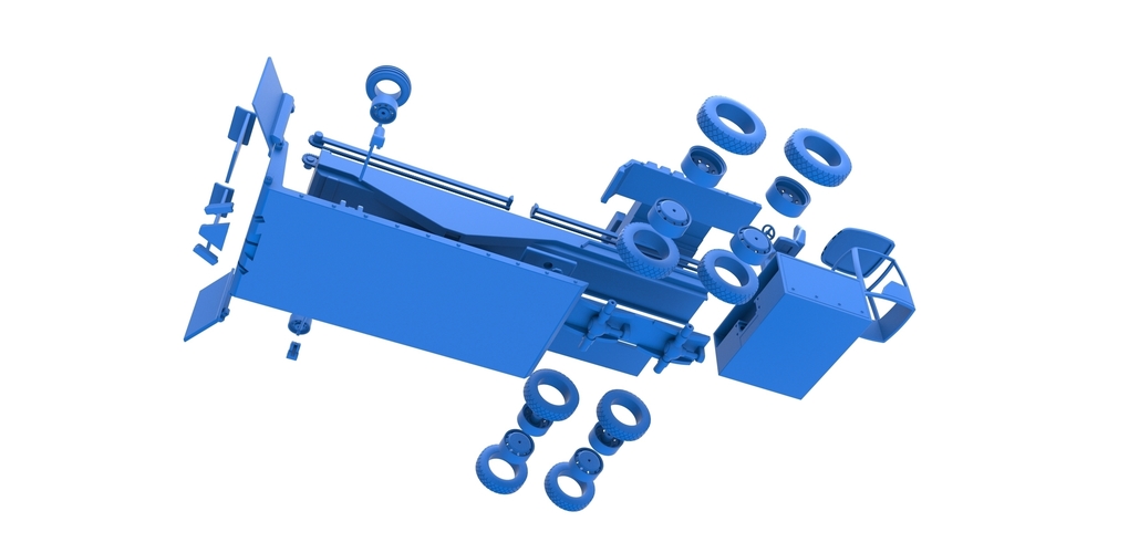 Tractor pulling sled Scale 1 to 25 3D Print 482351