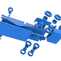 Tractor pulling sled Scale 1 to 25 - Thumbnail 16