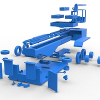 Tractor pulling sled Scale 1 to 25 - Thumbnail 17