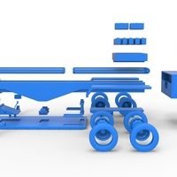 Tractor pulling sled Scale 1 to 25 - Thumbnail 18