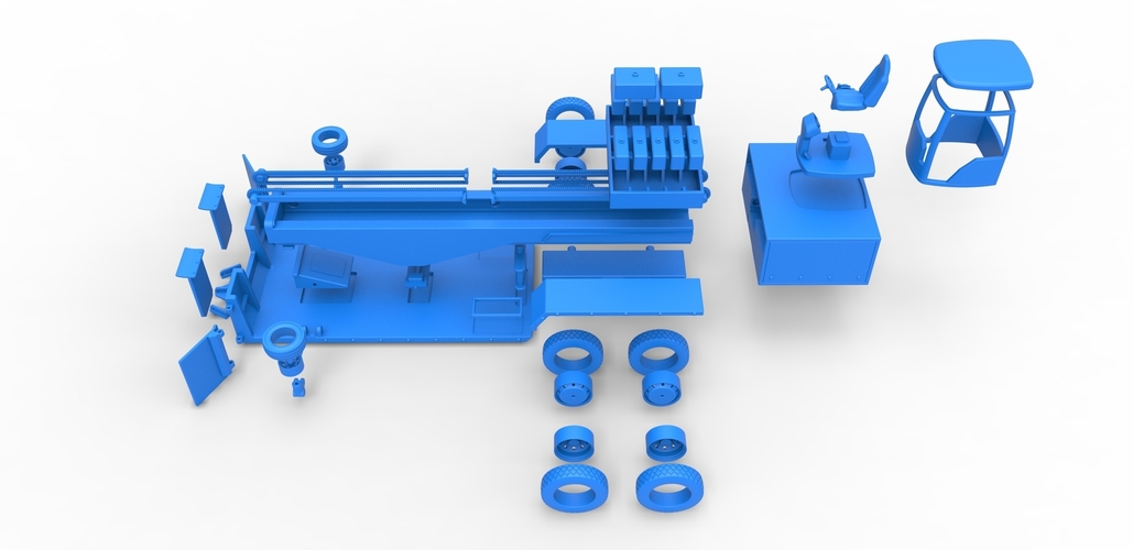 Tractor pulling sled Scale 1 to 25 3D Print 482354