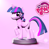 Twilight Sparkle - Little Pony 3D print model - Thumbnail 7