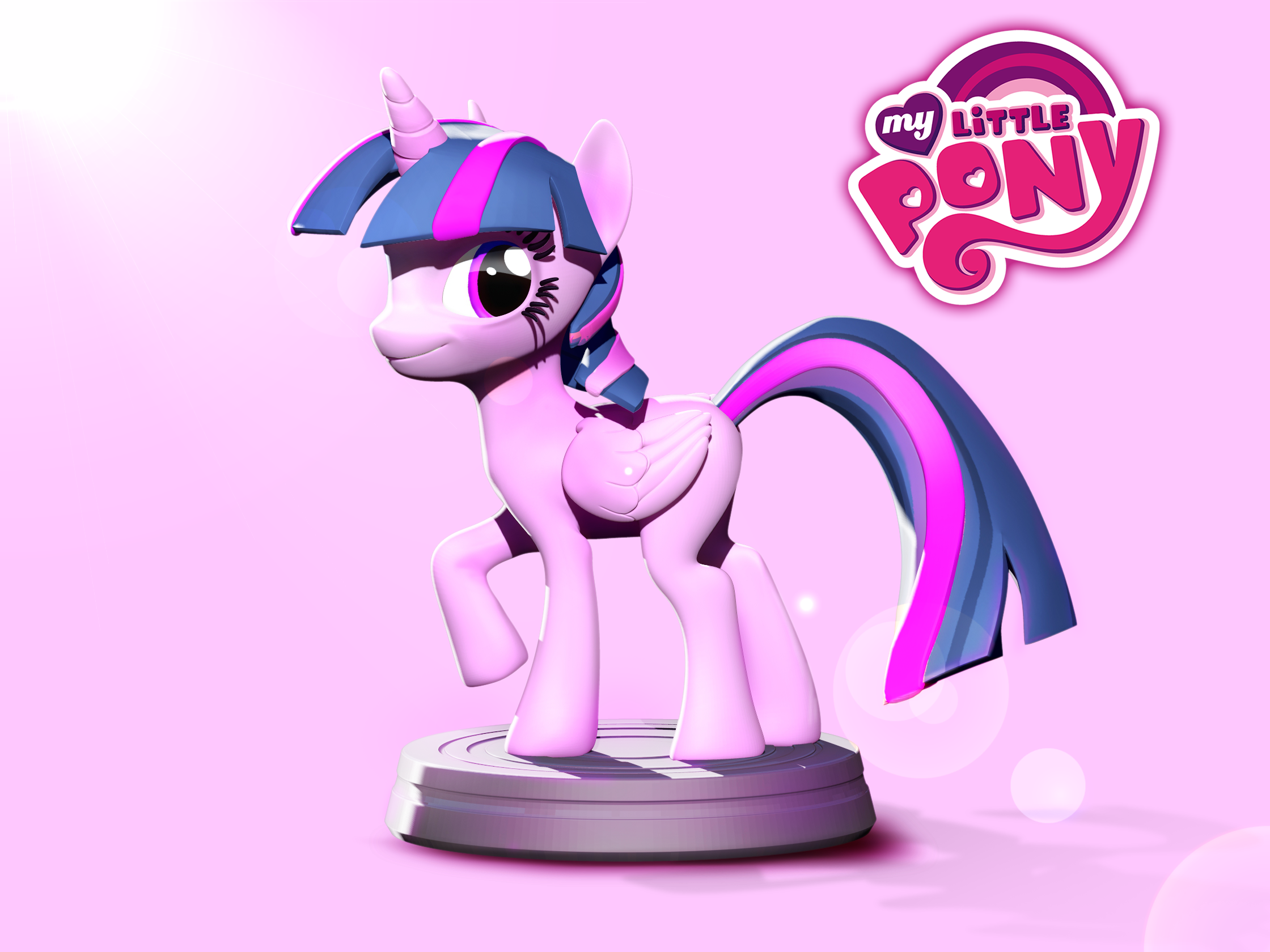 3D Printable Twilight Sparkle My Little Pony figurine by