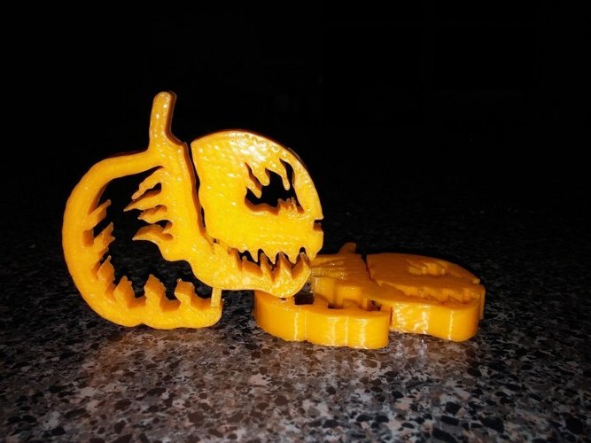 Pumpkin Jack o Lantern Clipz, Halloween Ready, Snack Ready, Flam 3D Print 48238